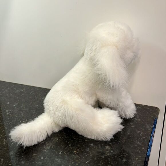 Ganz Labradoodle White Fluffy Dog Plush. Size 12” - Picture 6 of 11